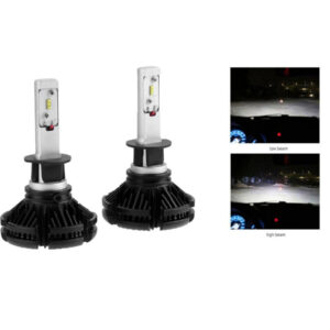 Coppia Lampade Led Auto Fari H1 X3 Kit Lampadine 50w 6000 Lumen Ip67