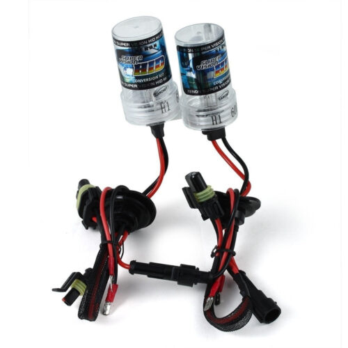 Coppia Lampade Xenon Xeno Hid Ricambio Kit H1 6000k Per Auto Camper