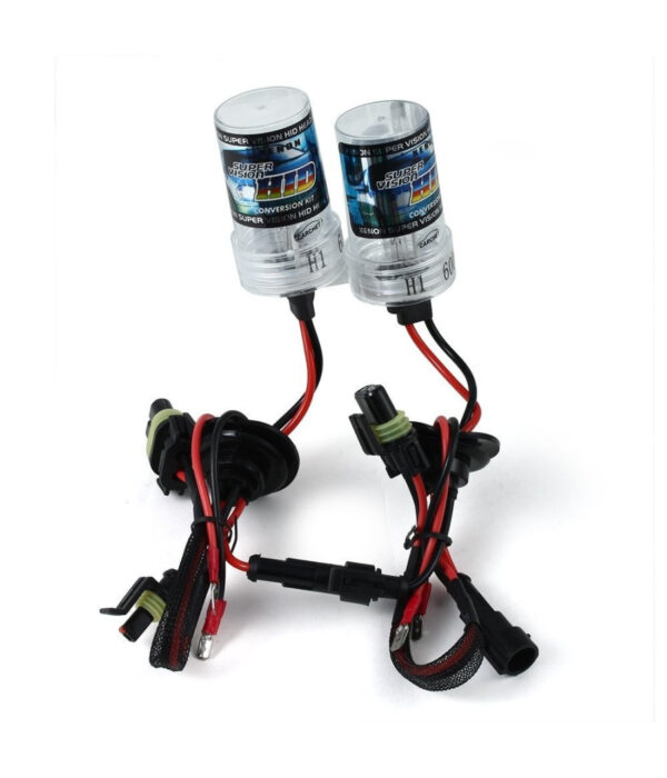 Coppia Lampade Xenon Xeno Hid Ricambio Kit H1 6000k Per Auto Camper