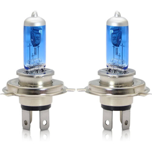 Coppia Lampadine Lampade Auto Moto Xenon H4 12v 100w 5500k C-6276