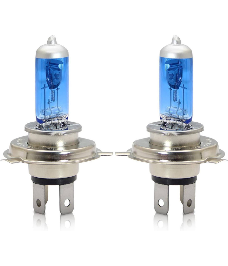Coppia Lampadine Lampade Auto Moto Xenon H4 12v 100w 5500k C-6276