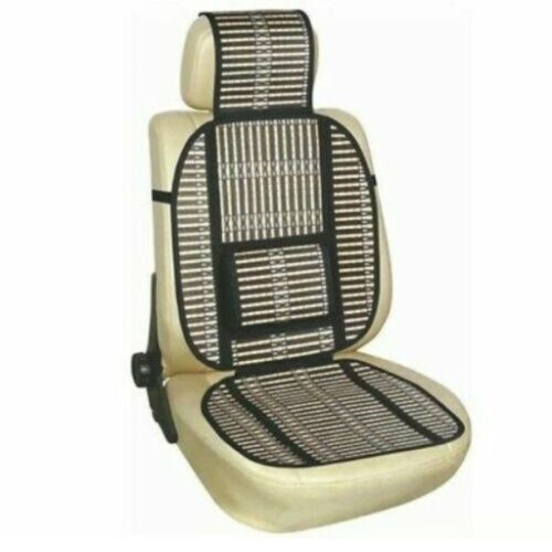 Coprisedile Auto Universale Areato In Legno Bambù Schienale Stop Sudore