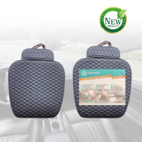 Coprisedile Cuscino Auto Universale Areato Schienali Massaggio 57.5x49cm Cx-8233