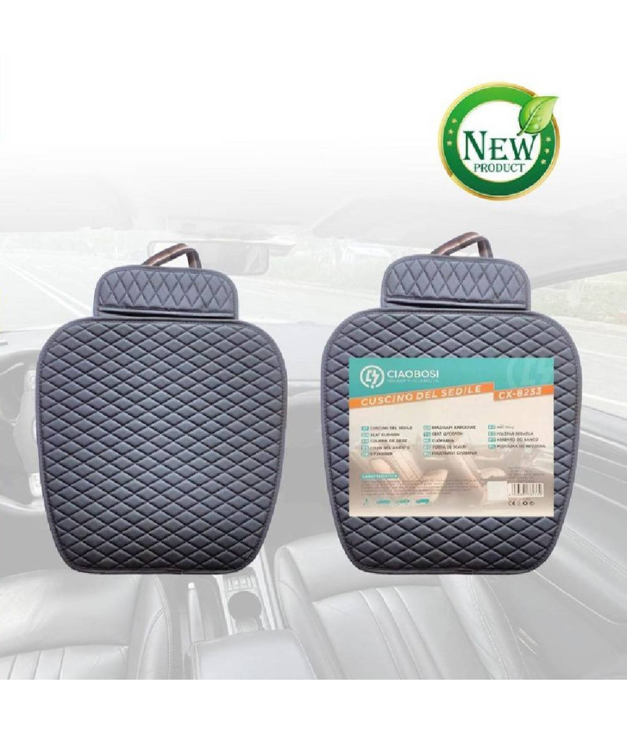 Coprisedile Cuscino Auto Universale Areato Schienali Massaggio 57.5x49cm Cx-8233