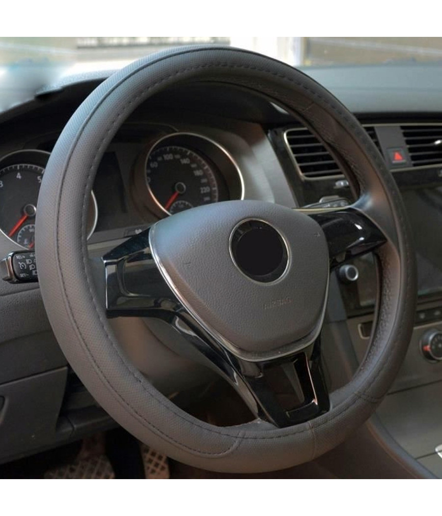 Coprivolante 7222 Nero 42cm Con Presa Comfort Per Volante Auto In Gomma Air-grip