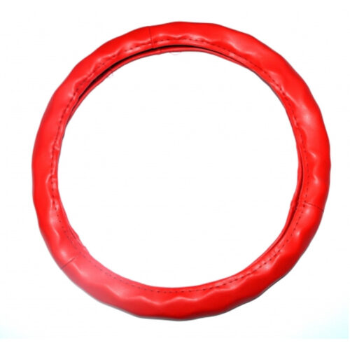 Coprivolante Copri Volante Rosso 38 Con Presa Comfort Per Volante Auto In Gomma