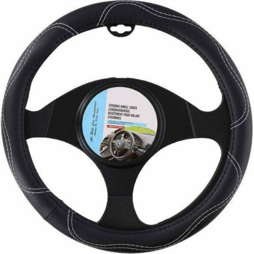 Coprivolante Universale Auto In Ecopelle Copertura Sterzo Macchina Camper 38cm