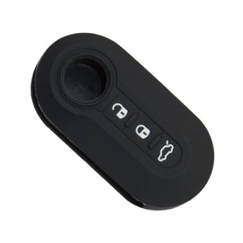Cover Chiave Guscio Fiat 500 Punto Evo Panda Bravo Telecomando 3 Tasti Nero
