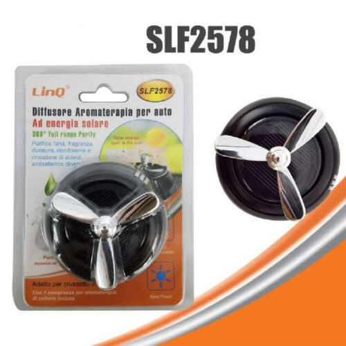 Diffusore Aroma Aromaterapia Profumo Ad Energia Solare Per Auto Cruscotto Slf2578
