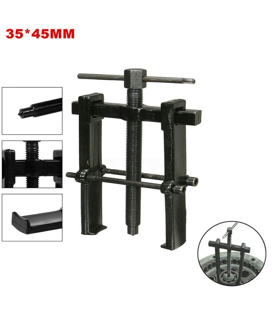 Estrattore Per Cuscinetti Separatore Cuscinetti Meccanici 2 Braccia 30x45mm