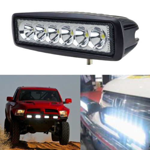 Faro Di Profondità Per Auto O Fuoristrada A 6 Led Da 18 Watt 6000k Ip68
