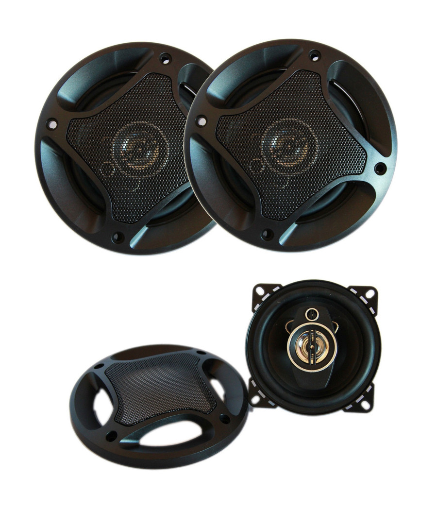 Kit Coppia Casse Auto 250 Watt 2 Vie 10cm Altoparlanti Speaker Automobile Ts1072