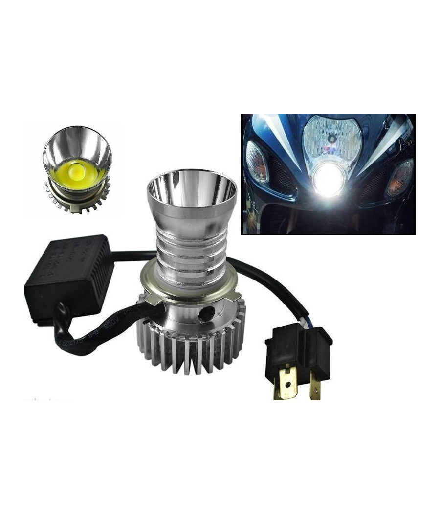 Kit Per Moto Lampada Led Motocicletta Faro Xenon Luce Bianca 8000k 20 W Zy1962