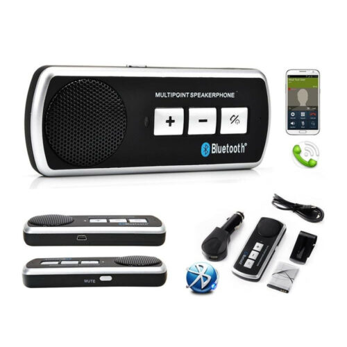 Kit Vivavoce Bluetooth Auto Multipoint Universale Smartphone Tablet B.t. V3