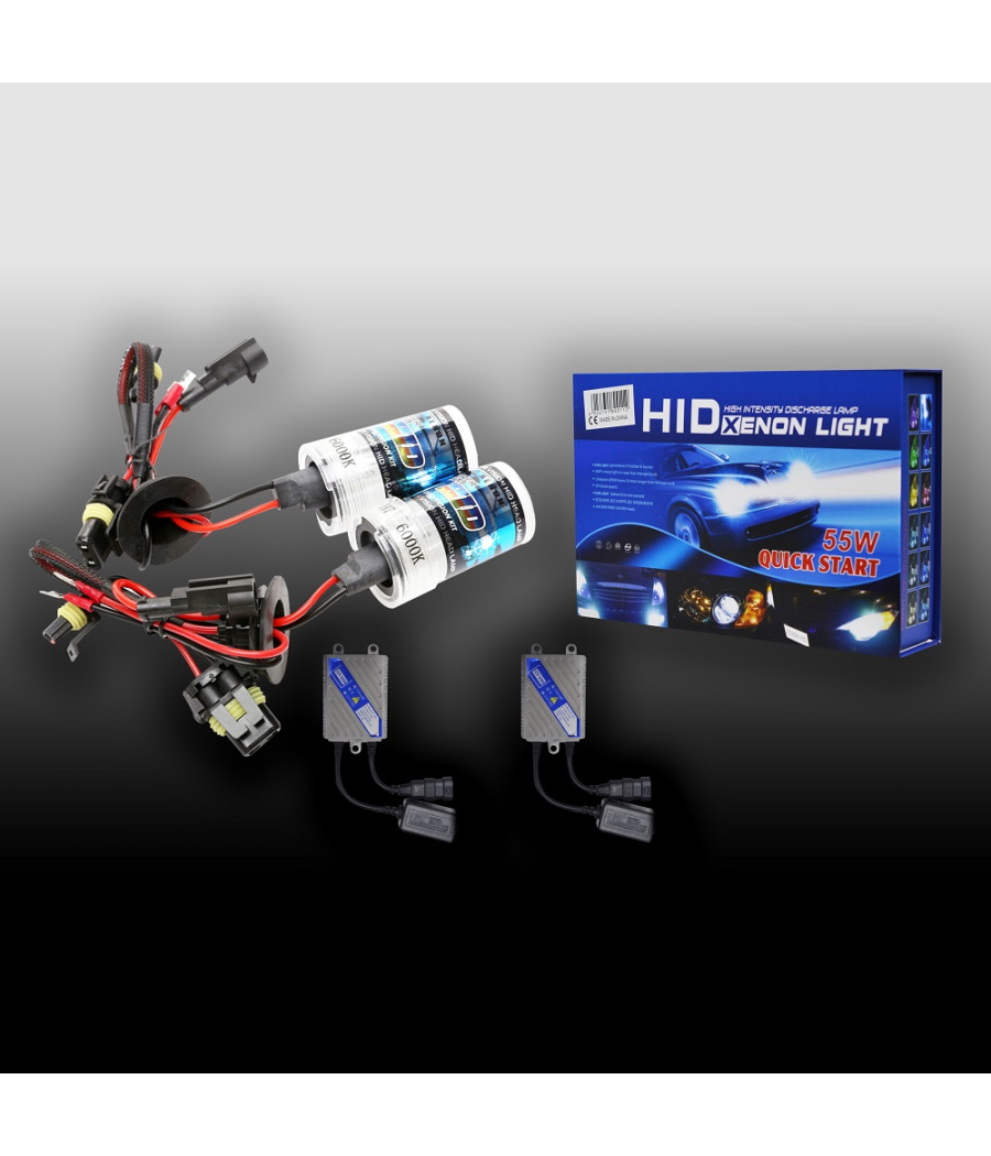 Kit Xenon H1 Slim 55w Lampada Fari Luci Digitale Ballast 6000k Maxtech Kit-55w-h1