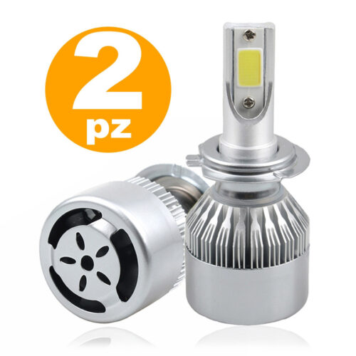 Lampade Per Anabbaglianti E Abbaglianti C6 H7 6000k Led F 36w/3800lm Auto Moto