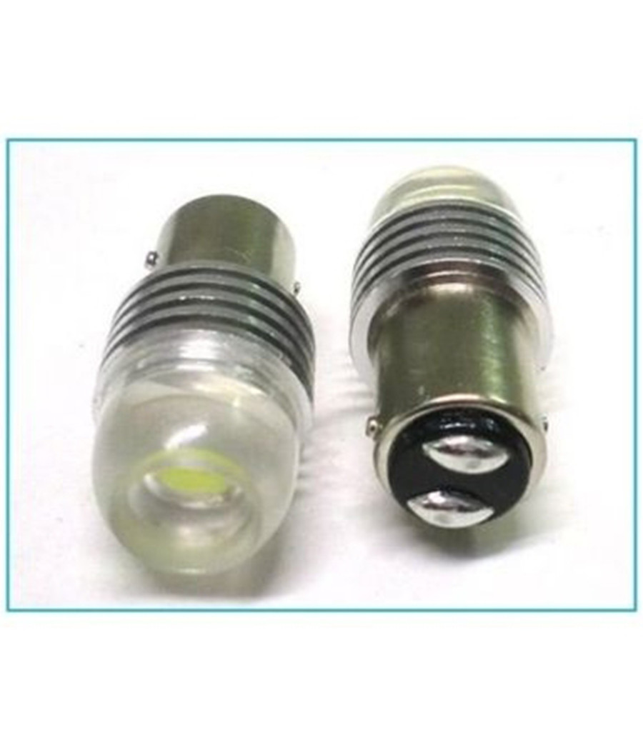 Lampadina Luci Auto 12v 5w Led Light Bulbo Bulbi Bianca Attacco 1156 Ba15s P21w