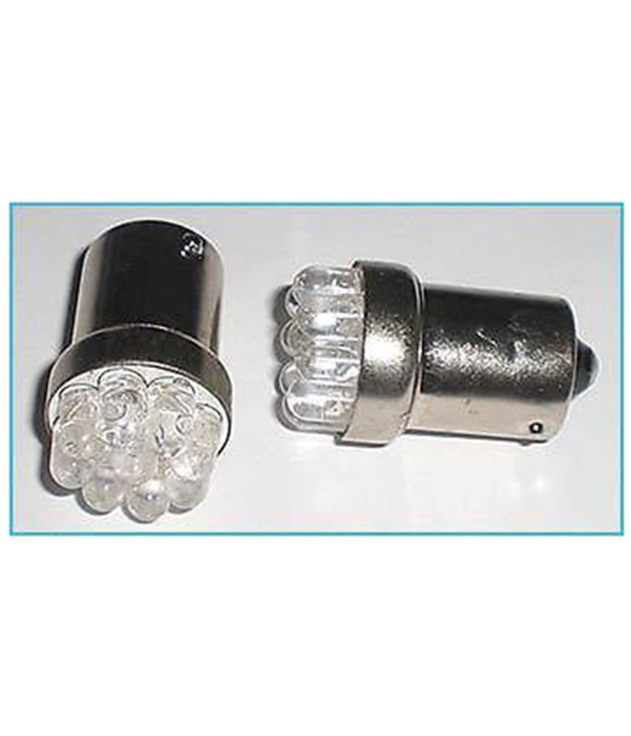Lampadina Luci Auto 12v Led Bianca Ba15s P21w Segnalazione Acustica Retromarcia