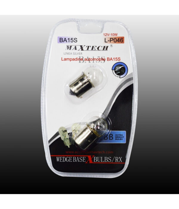 Lampadine Automobile Ba15s Maxtech L-p046 12v - 10w Lampadine Ultra Luminose