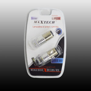 Lampadine Di Arresto Bay15d 12v / 3led Lampadine Ultra Luminose Maxtech L-p034