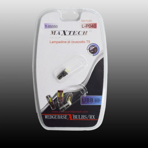 Lampadine Di Cruscotto T5 Maxtech L-p040 12v / 1led Lampadine Ultra Luminose