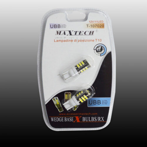 Lampadine Di Posizione T10 Maxtech T-107020 12v / 11led Lampadine Ultra Luminose