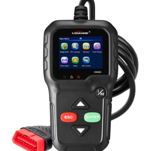 Lettore Obd Konnwei Kw680 Scanner Codici Auto Diagnostica Tester Analisi Obd2ii