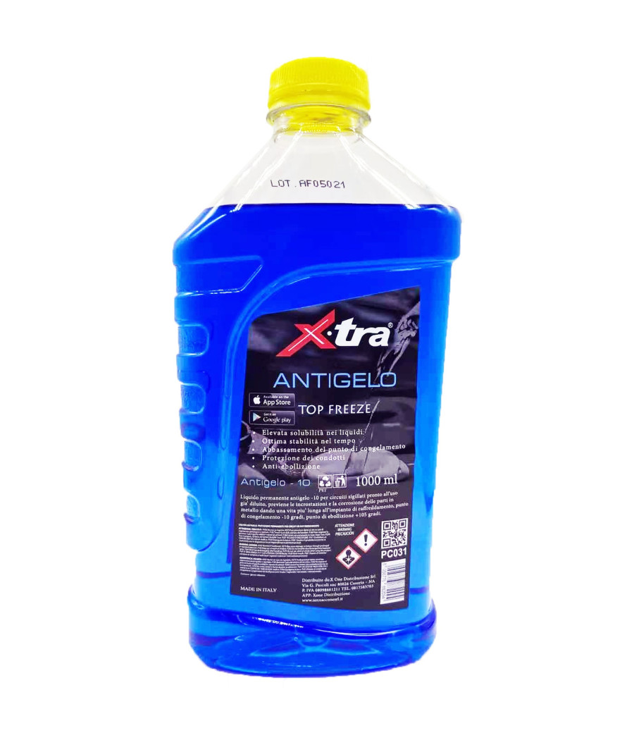 Liquido Antigelo Blu 1 Lt Super Concentrato Per Radiatore Protezione Motore -10