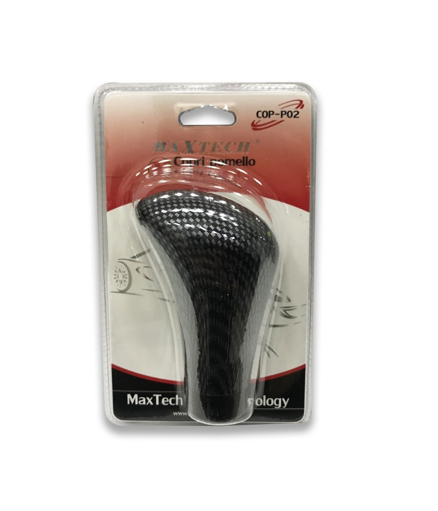 Marce Pomello Per Auto Camion Universale Leva Cambio Fibra Carbonio Maxtech Cop-p02
