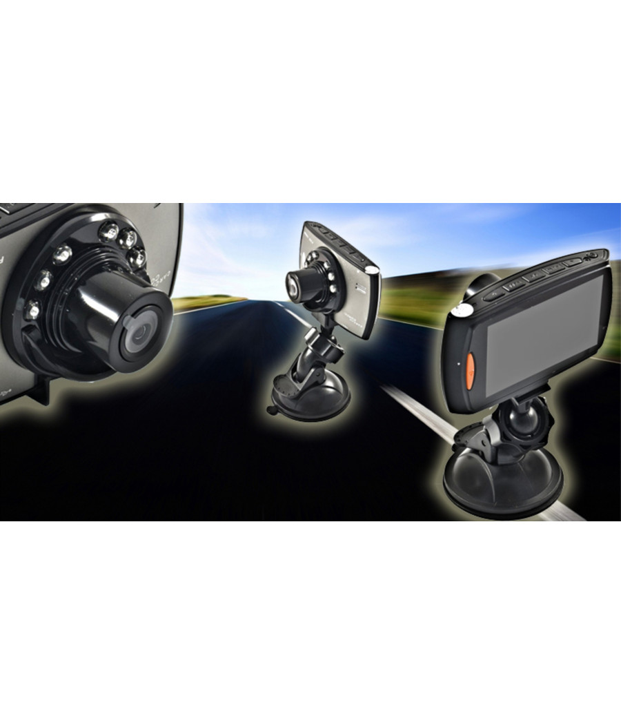Mini Dvr Telecamera Videoregistratore Auto Hd Monitor Lcd 2.7 Video 6 Led Webcam