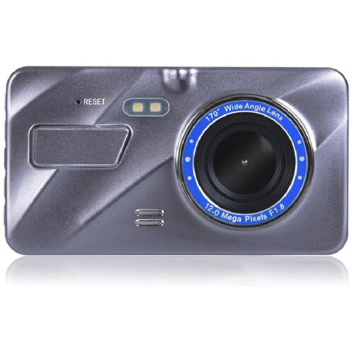 Mini Dvr Telecamera Videoregistratore Per Auto 2 Telecamere Super Hd Display 4″