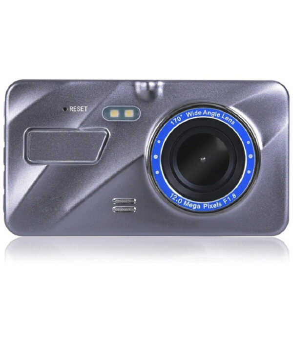 Mini Dvr Telecamera Videoregistratore Per Auto 2 Telecamere Super Hd Display 4"
