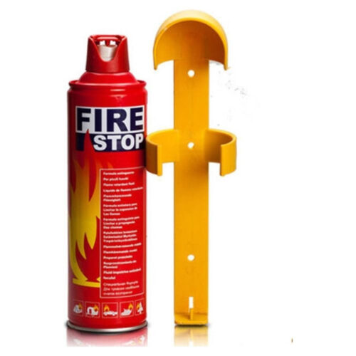 Mini Estintore Portatile 500ml Tuning Auto Barca Camper Casa Ufficio Spegnifuoco