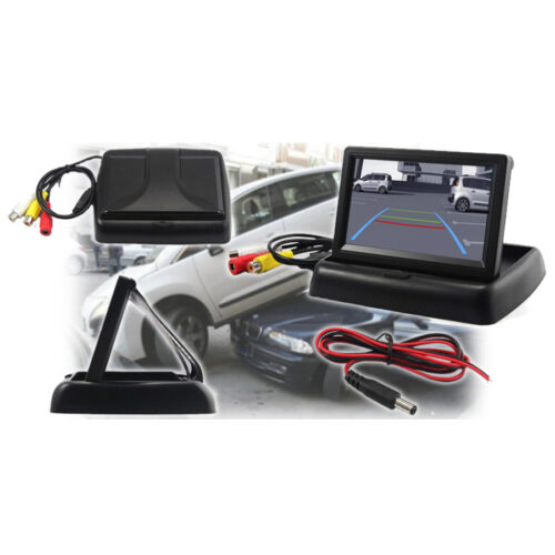 Monitor Lcd A Scompars Tft 4.3″ A Colori Auto Camper Per Telecamera Retromarcia