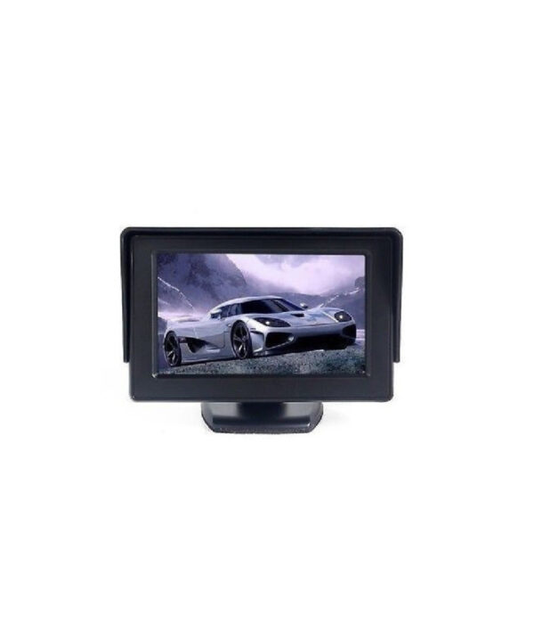 Monitor Lcd Tft 4.3" A Colori Auto Camper Per Telecamera Retromarcia Rear View