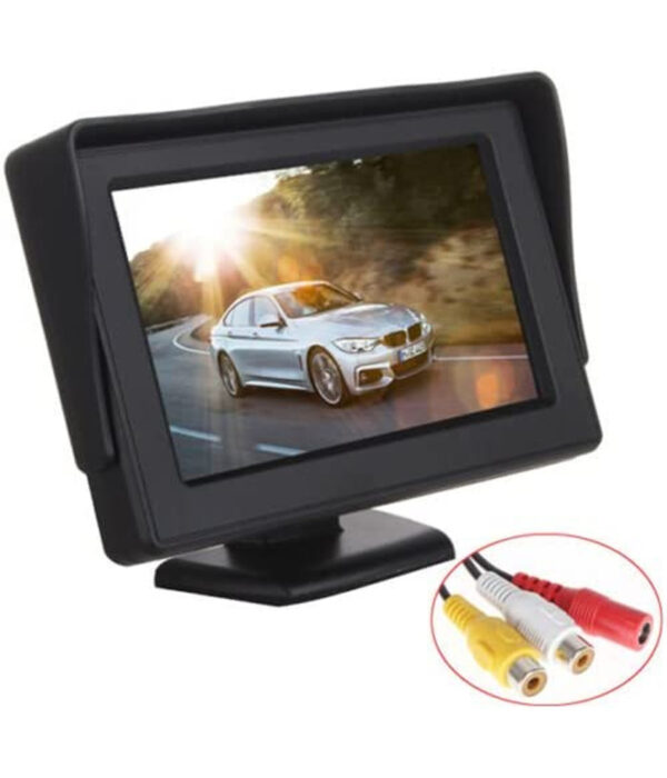 Monitor Per Auto Suv Camioncino Q-ca901 Da 5" Hd Av A Colori Tft-lcd Telecamera