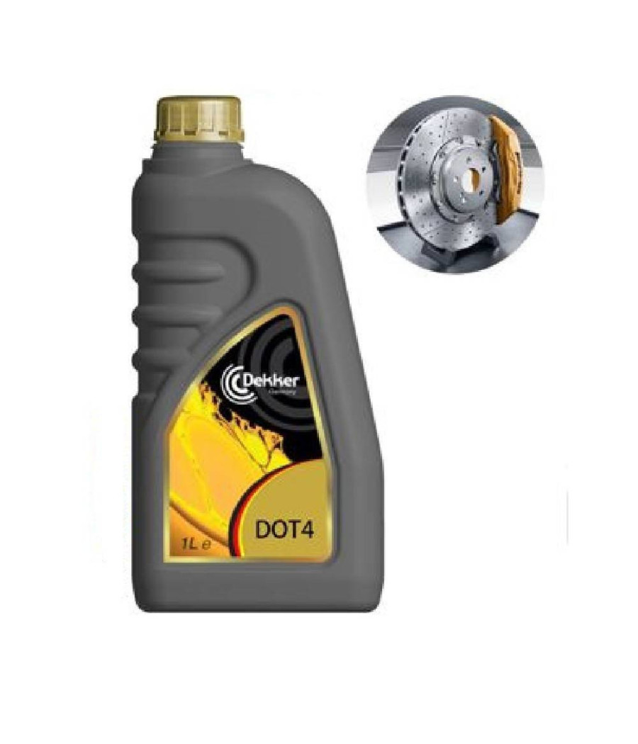 Olio Freno Fluido Liquido Per Impianti Frenanti Idraulici 1lt Per Auto Moto Dot4