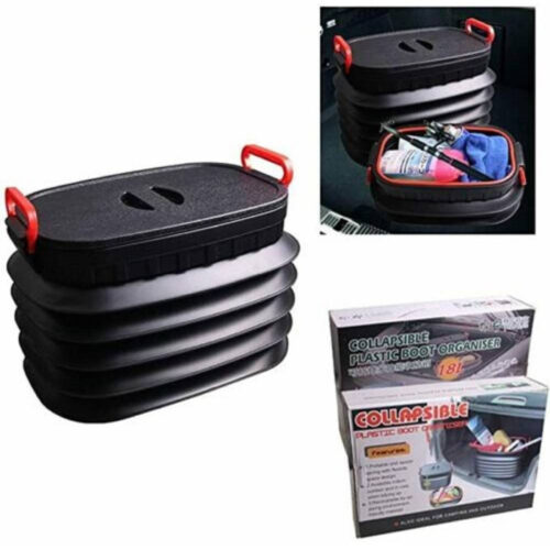 Organizer Contenitore Box Porta Oggetti Per Auto Capacità 18 Lt Campeggio