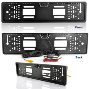 Portatarga Con Telecamera Retromarcia Auto Retrocamera 4 Led 170 ° Visione Notte
