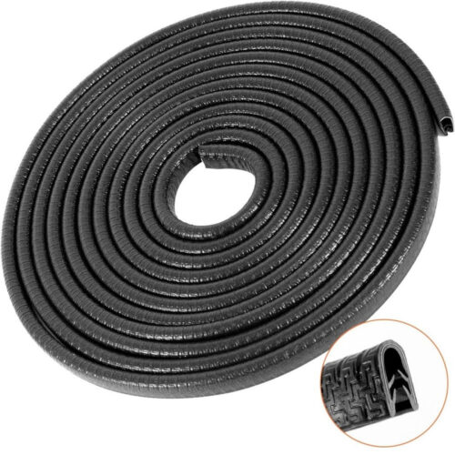 Protezione Portiera Auto Forma A U Bordi Antigraffio Strisce Protezione Nero 5mt