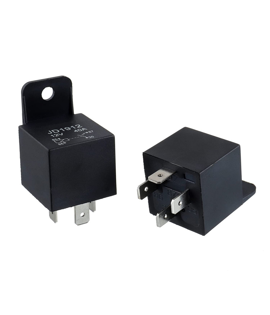 Relè 4 Pin 12v 40a Mod. Jd1912 Dc 40a 14vdc Spdt Per Auto Camion Barche Lampade