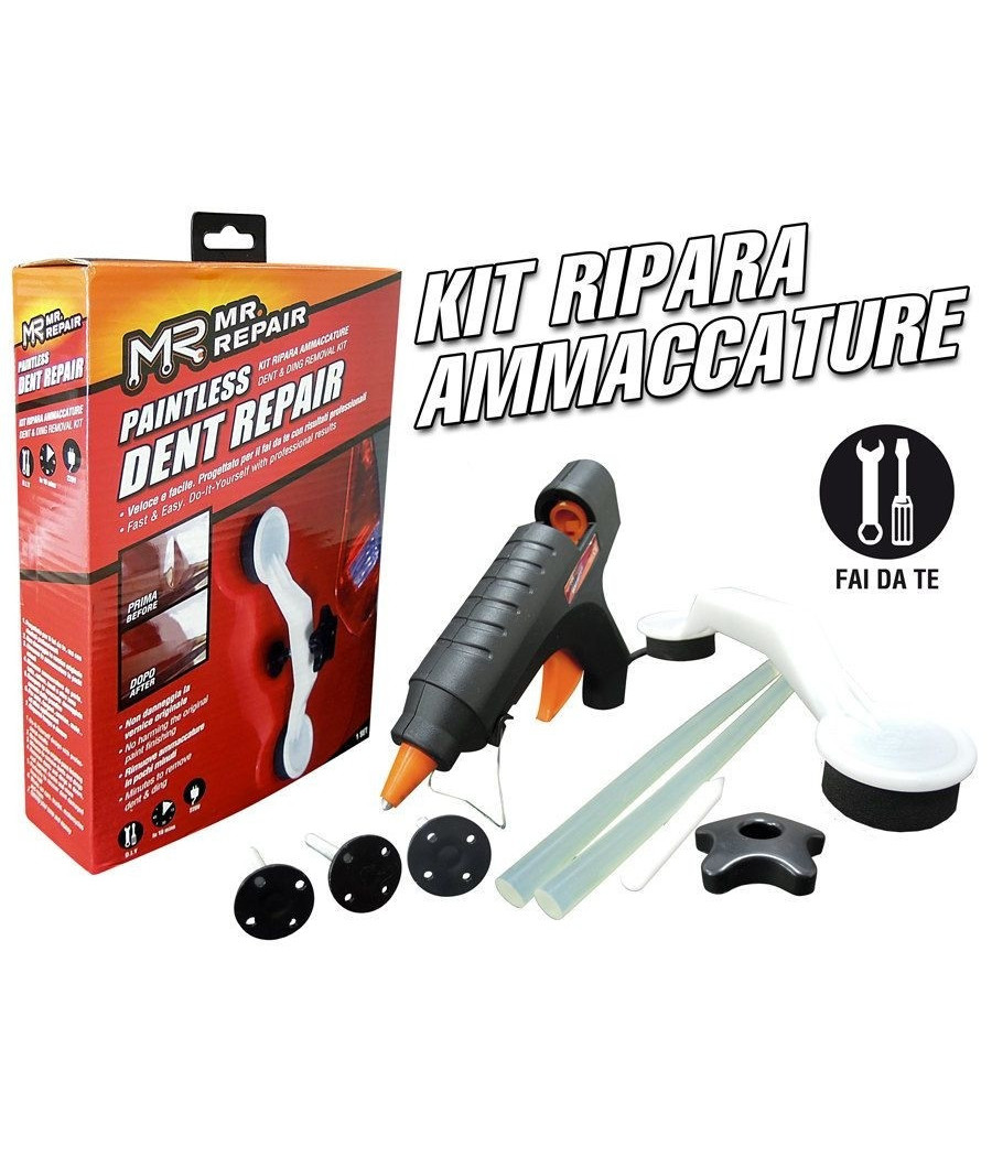 Ripara Botte Auto Kit Ammaccature Bozzi Carrozzeria Pops A Dent Bang Bolle