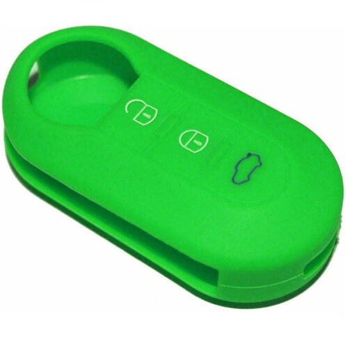 Cover Chiave Guscio Fiat 500 Punto Evo Panda Bravo Telecomando 3 Tasti Verde