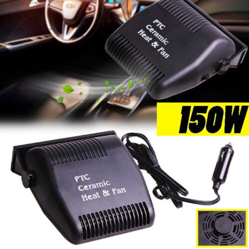 Scaldino Sbrinatore 12v 150w Riscaldatore Termoventilatore Ventilatore Auto Car