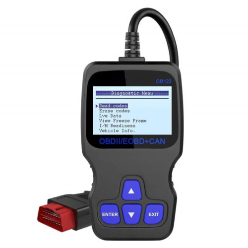 Scanner Universale Diagnostico Auto Codice Scansione Lettore Om123 Obdii Eobd+can