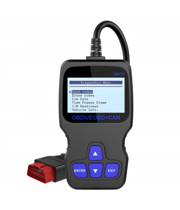 Scanner Universale Diagnostico Auto Codice Scansione Lettore Om123 Obdii Eobd+can
