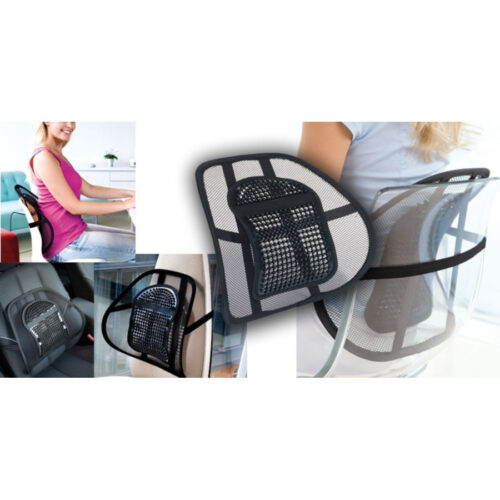 Schienale Ergonomico Coprisedile Auto Sedia Schienali Cuscino Supporto Lombare
