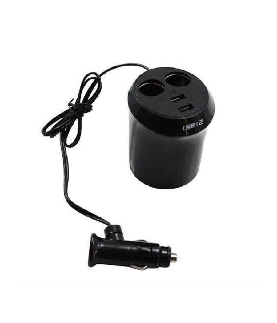 Sdoppiatore Presa Accendisigari 2 Posti Porta Usb Carica Batteria