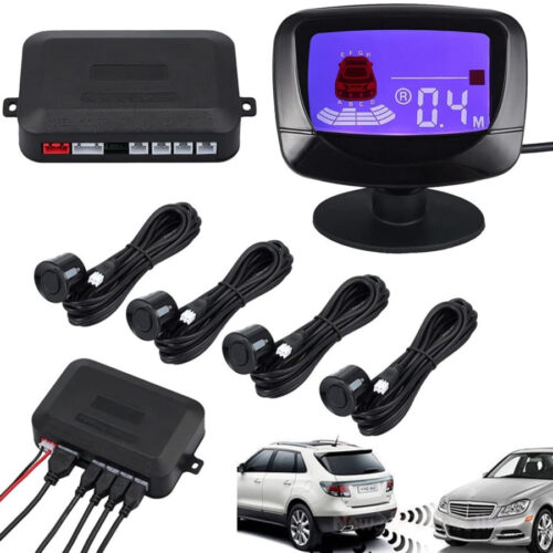 Sensore Di Parcheggio Auto Sistema A 4 Sensori Display Led Ad Ultrasuoni Q-ca202