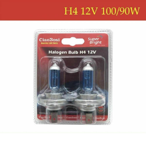 Set 2 Lampadine Lampade Auto Moto Alogene H4 12v 100 Watt C-6279